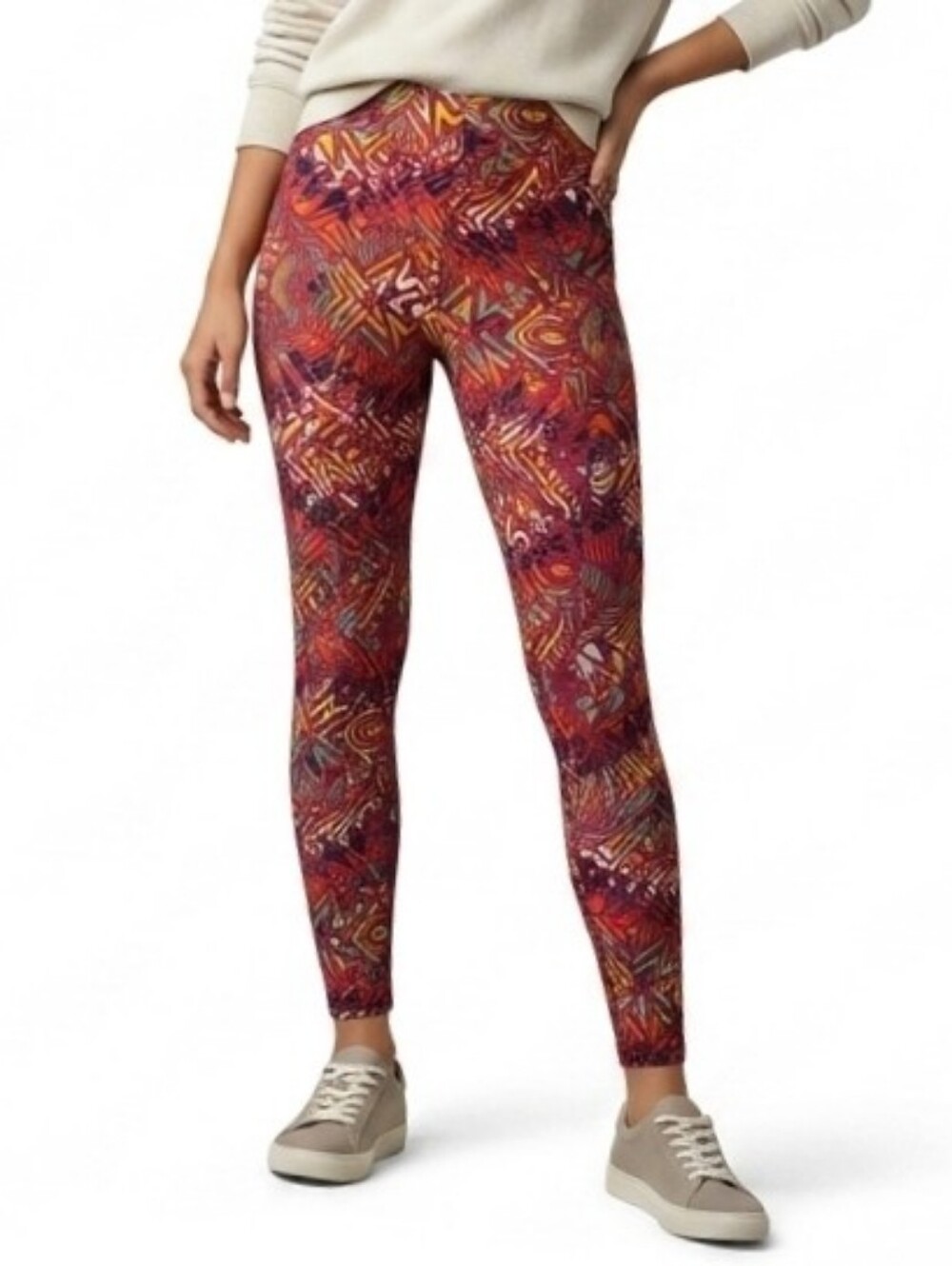 LuLaRoe - Geometric Multi-Color TC2 Leggings